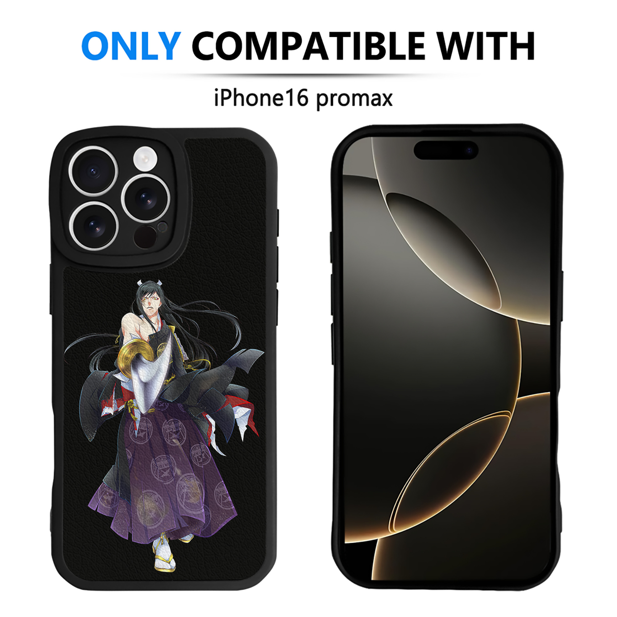 （画像用） 刀剣乱舞 Touken Ranbu 【iPhone 16シリーズ対応】シリコンスマホケース（レザー調） 材質：シリコン